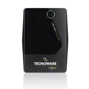 Nepertraukiamo maitinimo šaltinis TECNOWARE FGCERAPL1202SCH, 1,2 kVA / 840 W, 2 kintamosios srovės lizdai, Micro‑USB, sandari švino rūgštinė baterija, 4,5 kg