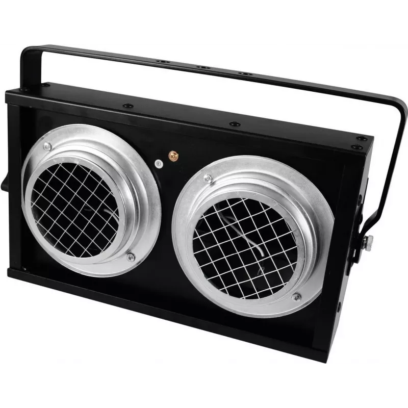 Scenos PAR prožektorius EUROLITE Audience Blinder 2xPAR-36 DMX juodas (modelis 42103413)