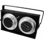 Scenos PAR prožektorius EUROLITE Audience Blinder 2xPAR-36 DMX juodas (modelis 42103413)