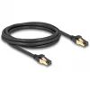 Tinklo kabelis DeLOCK RJ45 Cat.6A kištukas–kištukas S/FTP 2 m juodas