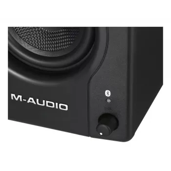 Studijiniai artimo lauko monitoriniai garsiakalbiai M-Audio BX3 pora BT bevielis Bluetooth ryšys, aktyvūs 3 colių žemų dažnių garsiakalbiai
