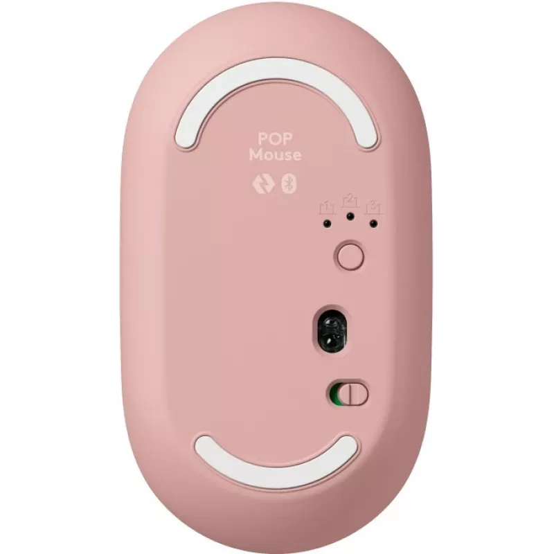 Logitech POP Icon Combo - Klaviatūros ir pelės rinkinys - Belaidis - Bluetooth LE - QWERTY - US International - rožinė, baltos spalvos (920-013142)