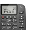 Belaidis telefonas Gigaset DL380 juodas su DECT technologija ir ilgu baterijos veikimo laiku