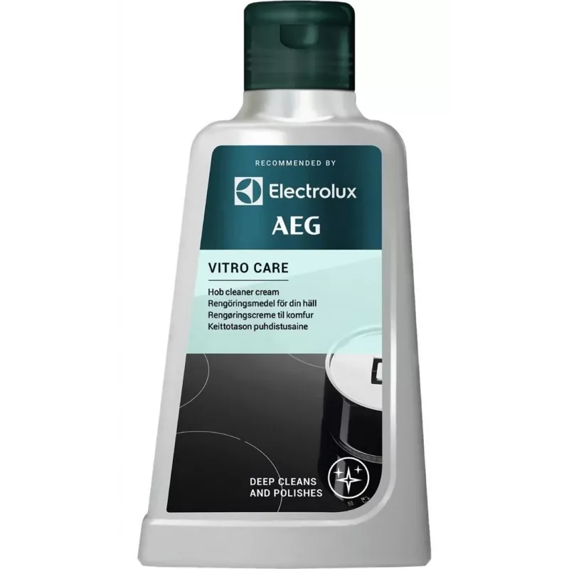 Kaitlenčių valymo kremas Electrolux Vitro Care 300 ml — kremas keraminėms ir indukcinėms kaitlentėms, buteliukas su dozatoriumi