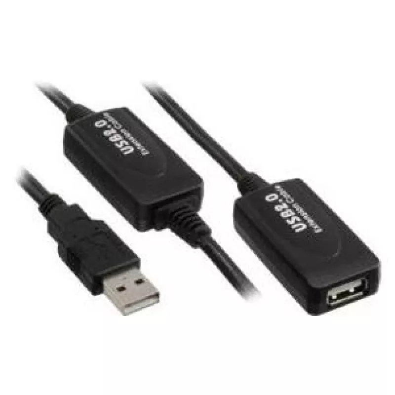 USB laidas Kindermann 5771000115 USB 2.0 15 m juodas