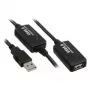 USB laidas Kindermann 5771000115 USB 2.0 15 m juodas