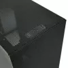 ssupd Meshroom S V2 Mini PC korpusas, ATX palaikymas, tinklinis priekis, paruoštas PCIe 5.0 — juodas