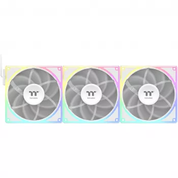 Aušinimo ventiliatorių rinkinys THERMALTAKE TOUGHFAN EX 140 ARGB Sync White — 140mm, 3 vnt. pakuotė