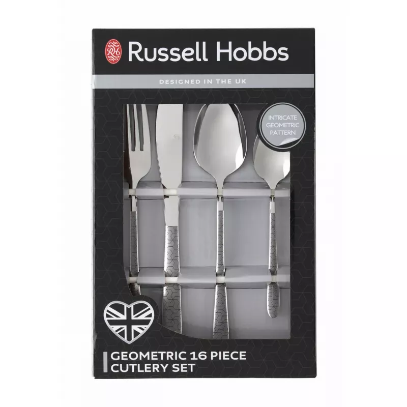 Stalo įrankių rinkinys Russell Hobbs BW04303EU7 24 vnt. nerūdijantis plienas – šakutės, peiliai, šaukštai