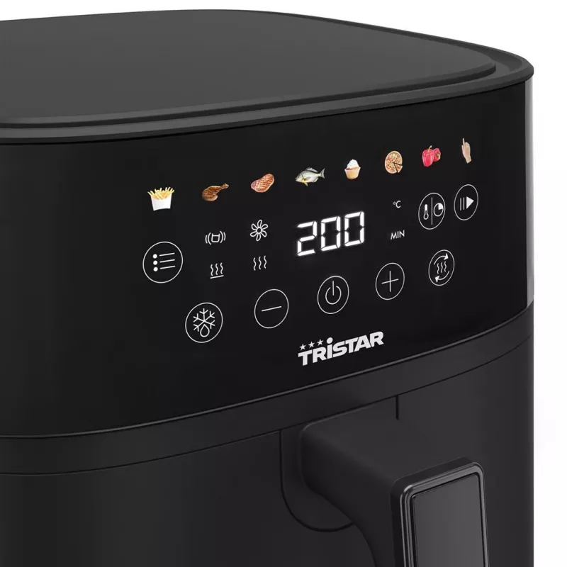 Tristar Digital Airfryer | FR-9060 | Galia 1700 W | Talpa 6 L | Juoda | Karšto oro technologija