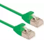 ROLINE Green - Patch-kabelis - RJ-45 (M) to RJ-45 (M) - 3 m - 3.6 mm - U/FTP - CAT 6a - be halogenų, lietas, besipainiojantis, vytos gijos - žalia, pantone 3278C (21.44.3336)