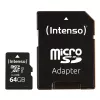 Intenso Performance - „Flash“ atminties kortelė (su microSDXC į SD adapteriu) - 64 GB - UHS-I U1 / 10 klasė - microSDXC UHS-I (3424490)