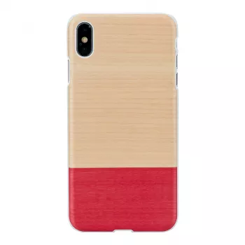 man and wood išmaniojo telefono dėklas, skirtas iPhone XS Max — baltas „miss match“