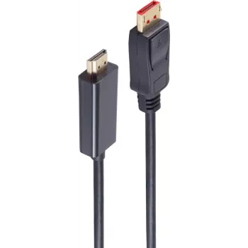 Vaizdo kabelio adapteris ShiverPeaks BS10-71045 3m DisplayPort HDMI juodas