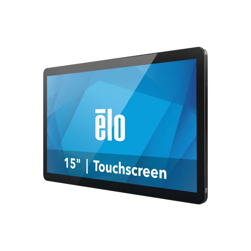 Skaitmeninės iškabos plokščiaekranis Elotouch 1504L 15,6 col. LED 1920x1080 450 cd/m² juodas jutiklinis ekranas