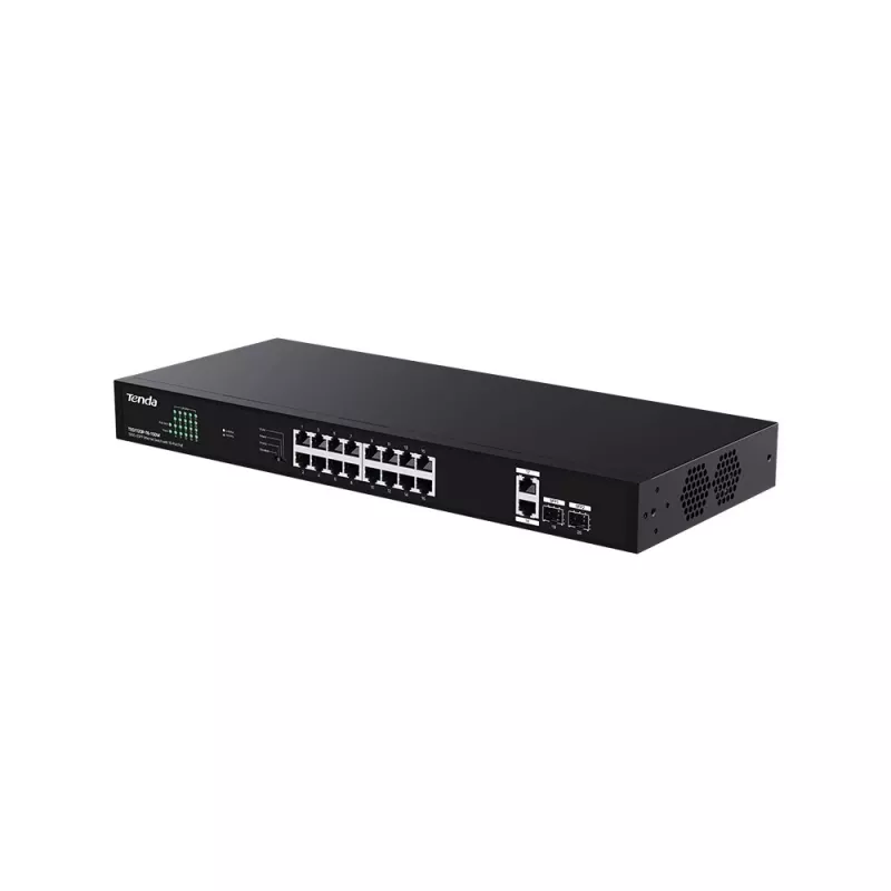 Switch TENDA TEG1120P-16-150W PoE+ Gigabit 16x 1Gb/s, 135W PoE biudžetas
