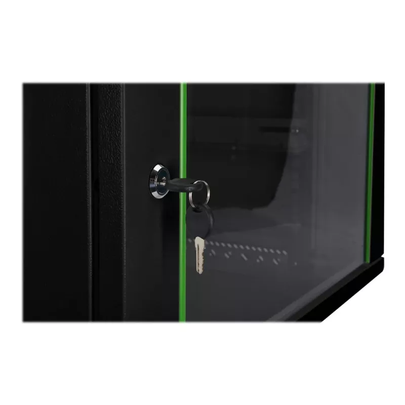 DIGITUS Dynamic Basic DN-19 16-U-EC-SW - Spinta - Tinklo spinta - tinkama montuoti ant sienos - RAL 9005 - 16U - 48,3 cm (19 inch)