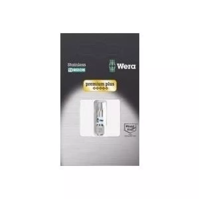 Wera Torx-Bit T 15 3867/1 TS SB SiS Stainless Steel D 6.3 1 vnt. (05073621001)