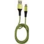 LC-POWER laidas USB-Micro-1M-7 1m juodas/žalias,USB A į Micro-USB (LC-C-USB-MICRO-1M-7)