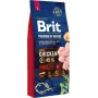 Sausas šunų maistas Brit Premium by Nature ADULT L 15 kg — Vištiena, Didelės veislės, Baltymai 27 %, Riebalai 14 %
