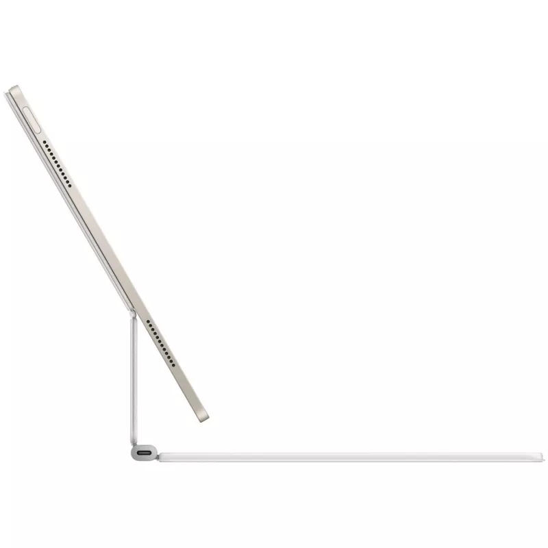 “Magic klaviatūra”, skirtas 13 colių “iPad Air M3” – prancūziška klaviatūra – balta