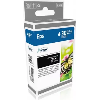 AS15268 ASTAR EPSON XP600 PHB 400 puslapių 8,7 ml fotodažų juoda (AS15268)