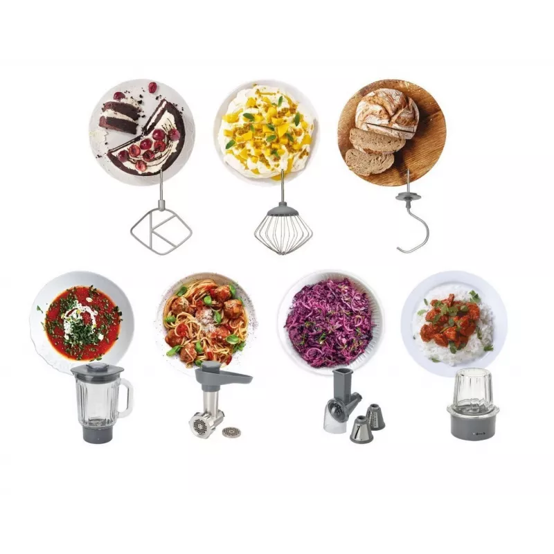 Kenwood Prospero+ virtuvinis kombainas 1000 W 4,3 L Sidabrinis, Nerūdijantis plienas Integruotos svarstyklės