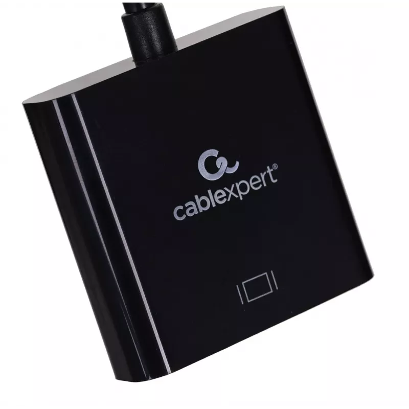 USB Type-C į HDMI adapteris Gembird A-CM-HDMIF-03, USB 2.0/3.2 Gen2, 3840×2160@30Hz, juoda