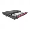 Skaidulinės optikos sujungimo dėžutė DeLOCK 67008 Juoda Metalas 482x220x44mm