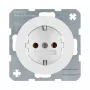 Kištukinis lizdas Tipas F berker 47432089, 16 A, 250 V, balta, termoplastikas