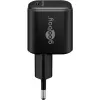 USB-C įkrovimo rinkinys GOOBAY 74774 — 65 W įkroviklis su 1 m tekstiliniu USB-C laidu