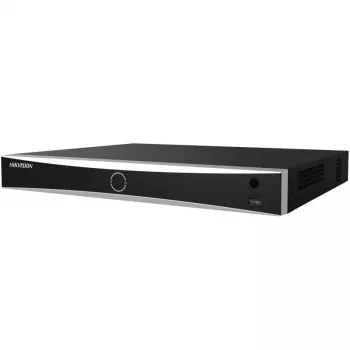 Tinklinis vaizdo registratorius Hikvision DS-7608NXI-K2(D) — 8 kanalų, 4K max, 10 TB HDD, 1U, juodos spalvos