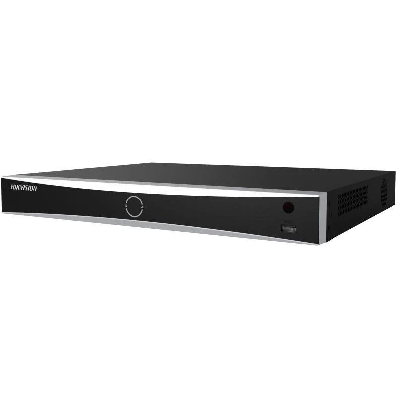 Tinklinis vaizdo registratorius Hikvision DS-7608NXI-K2(D) — 8 kanalų, 4K max, 10 TB HDD, 1U, juodos spalvos