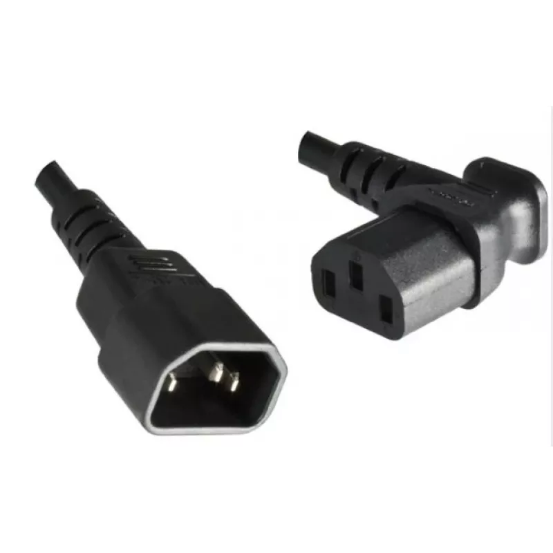 Microconnect PE040618A maitinimo laidas juodas 1,8 m C13 lizdas C14 kištukas