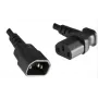 Microconnect PE040618A maitinimo laidas juodas 1,8 m C13 lizdas C14 kištukas