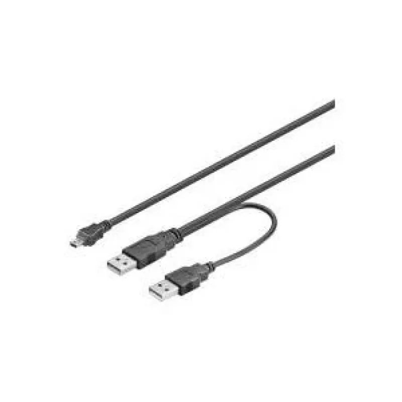 Wentronic 93587-GB USB kabelis juodas