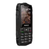 Hammer ROCK LTE | Juoda | 2.4 colio | IPS | 48 MB | 128 MB | Dual SIM | 3G | Pagrindinė kamera 2 MP | 3000 mAh