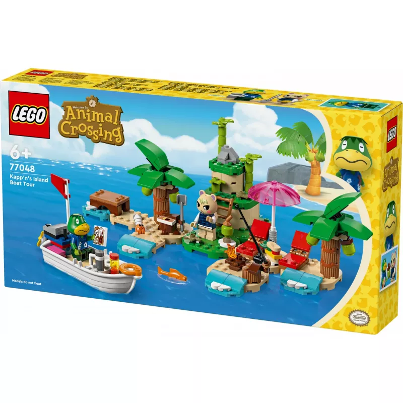 LEGO konstravimo žaislo rinkinys 77048 Animal Crossing Laivo kelionė su Kapitono sala