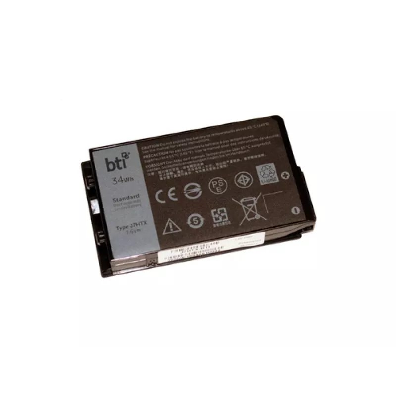 Įkraunama ličio jonų baterija Triton J7HTX 4473 mAh 7,6 V, skirta Latitude 12 7220, juoda