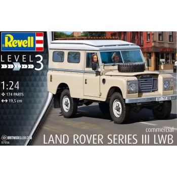 Plastikinis modelis Land Rover serija III LWB 1/24