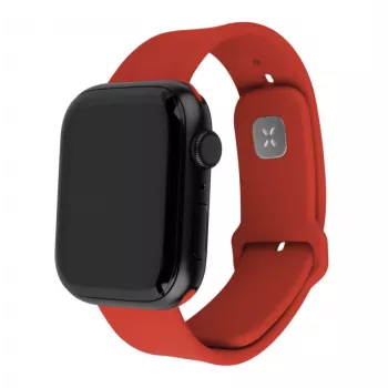 Silikoninis dirželis FIXED FIXSST2-1029-RD, skirtas Apple Watch Ultra 49 mm, raudonas, fiksuoto sportinio dizaino