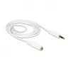 Audio kabelis 3,5 mm kištukas-lizdas DeLOCK 83767 2 m baltas