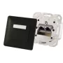 Kištukinis lizdas 2 x RJ-45 ShiverPeaks S/CONN 74280-S — Cat6a, 500 MHz, metalinis korpusas, juodas