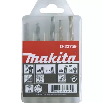 Makita grąžtų rinkinys - 5 vnt. - 5 mm 6 mm