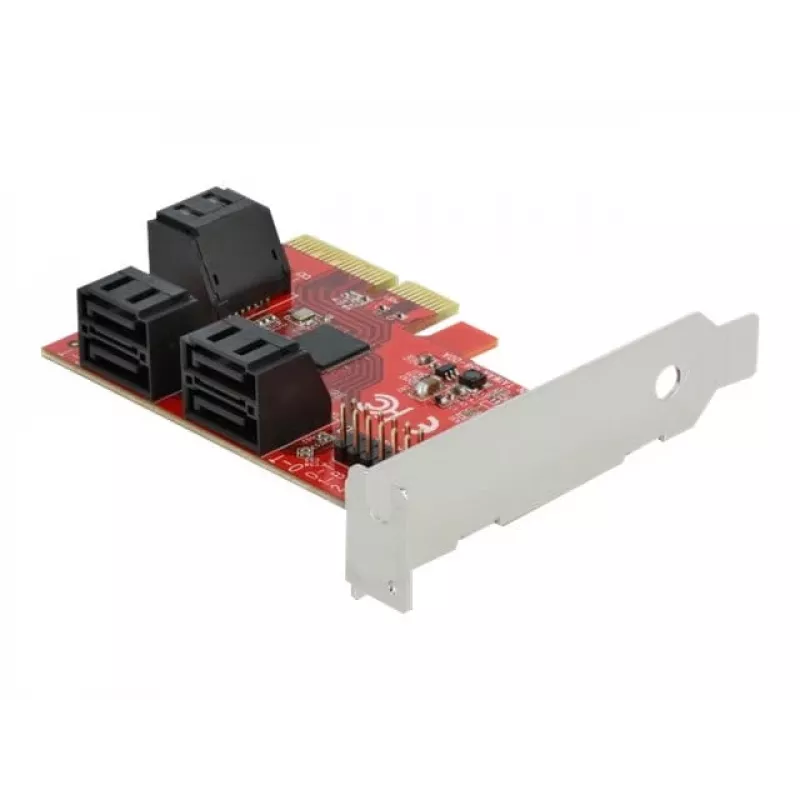 SATA PCI Express x4 kortelė DeLOCK 6 prievadai žemo profilio formos faktorius