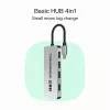 USB šakotuvas Green Cell HUB-GC-C4A — 4 prievadų USB-C 3.0 šakotuvas