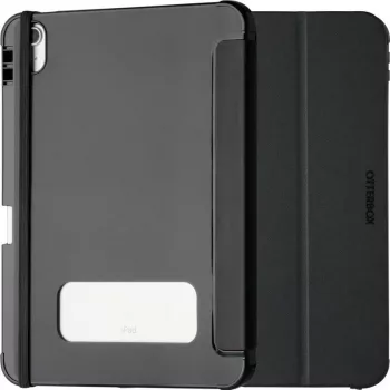 Dėklas-knygelė OTTERBOX React Series, skirtas Apple iPad 10.9 (2022) A16 — Juoda