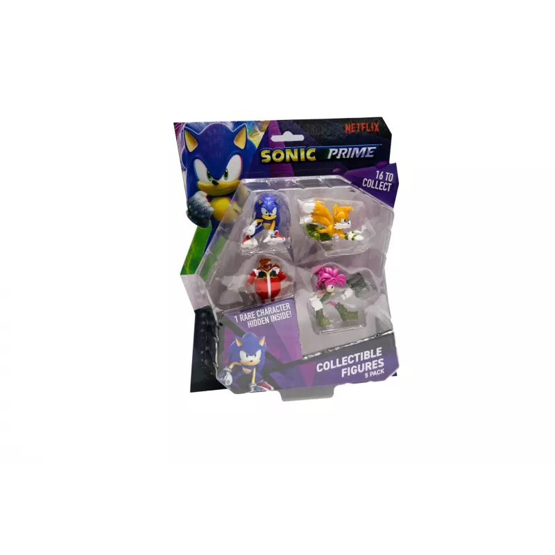 SONIC PRIME - 5 mišrių figūrėlių rinkinys
