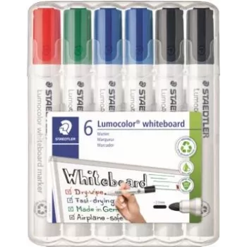 Lentos žymeklis Staedtler 351 WP6 X, įvairių spalvų, 2,0 mm antgalis