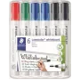 Lentos žymeklis Staedtler 351 WP6 X, įvairių spalvų, 2,0 mm antgalis
